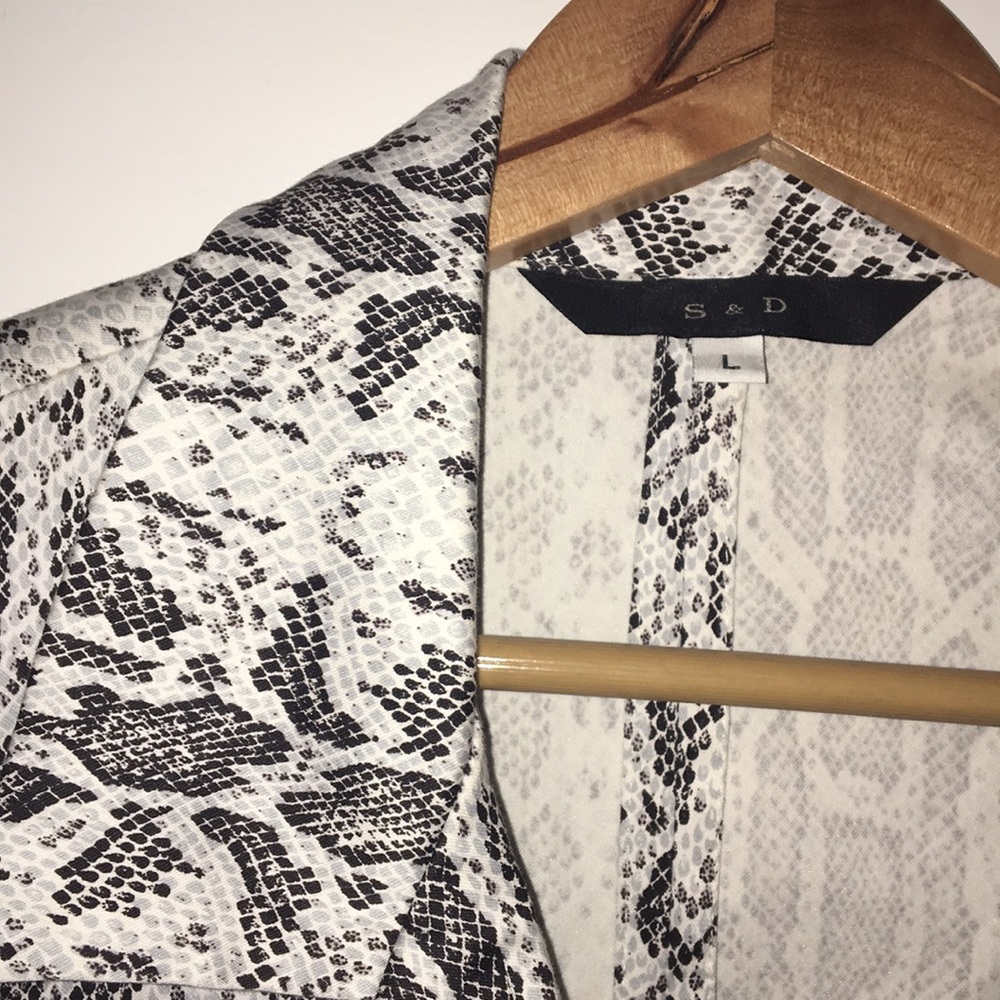 Black&white Light Evening Jacket - Picture 2 of 6